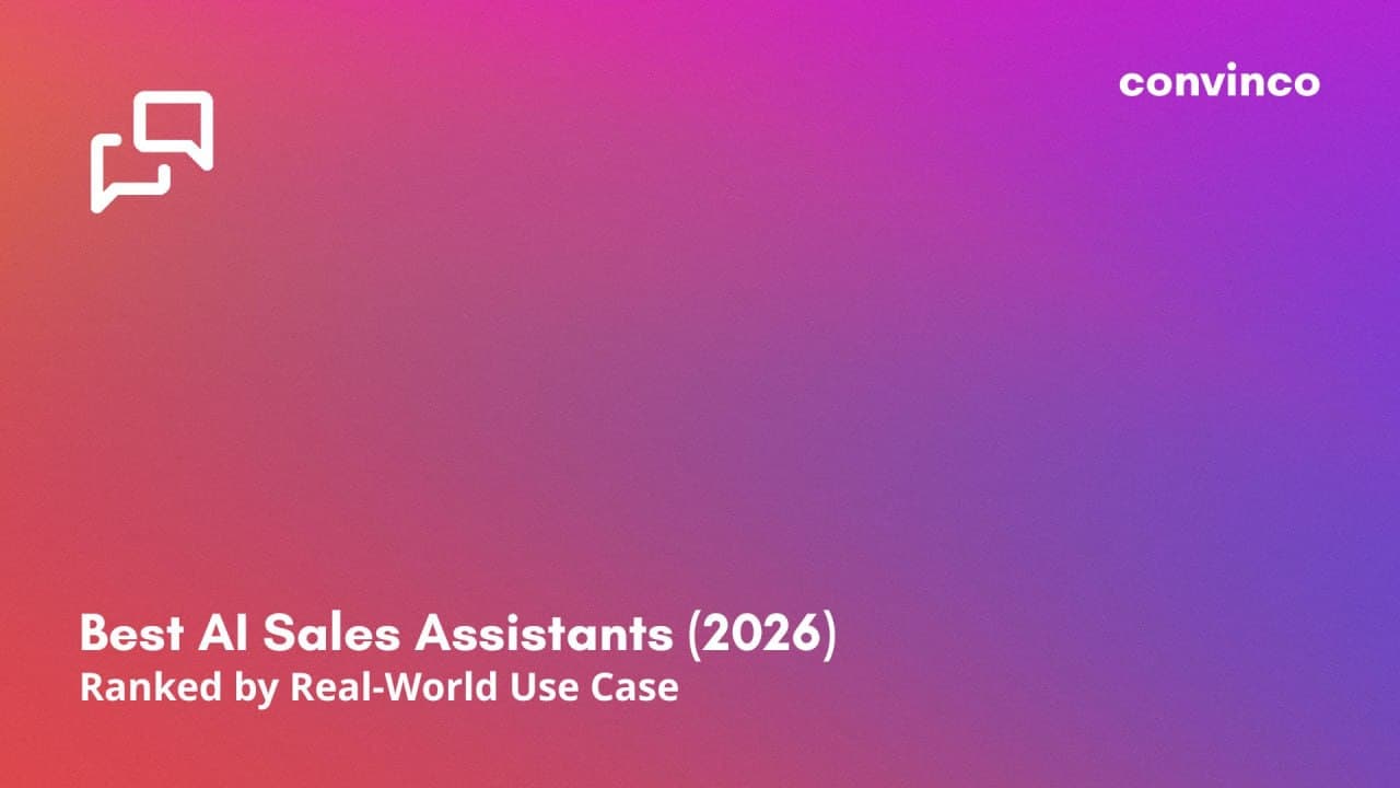 Best AI Sales Assistants (2026): Ranked by Real-World Use Case cover image