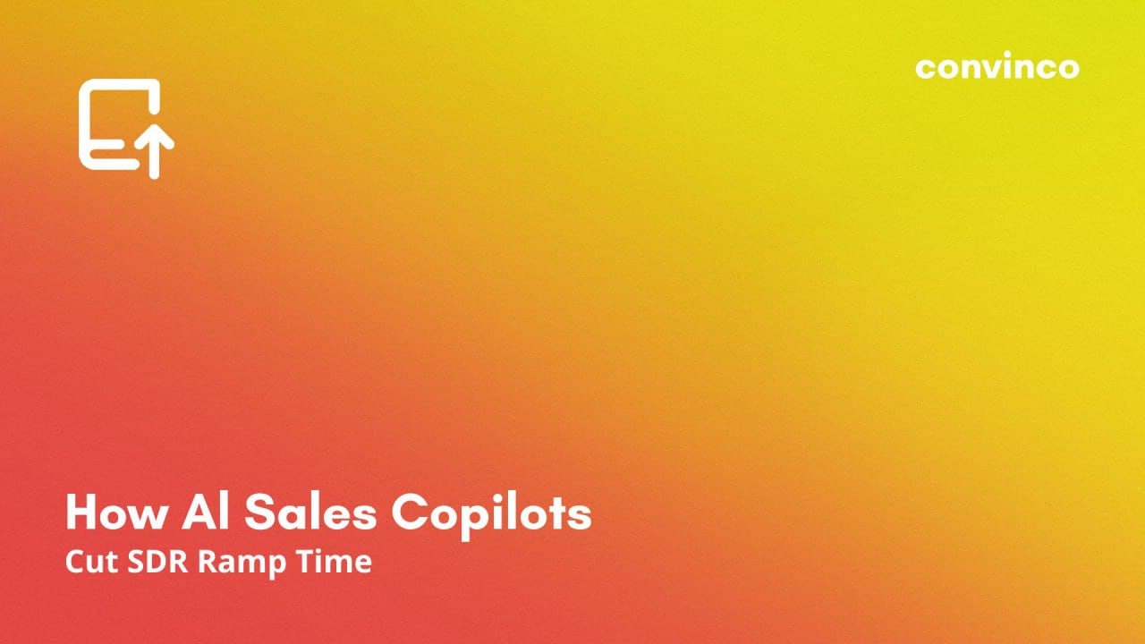 How Al Sales Copilots Cut SDR Ramp Time cover image